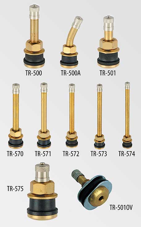 Clamp-In Valves, Tire Valves and Hardware